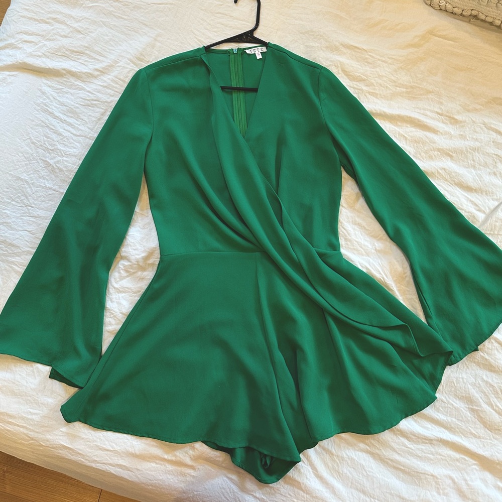 TCEC Long Sleeve Romper- Super cute on